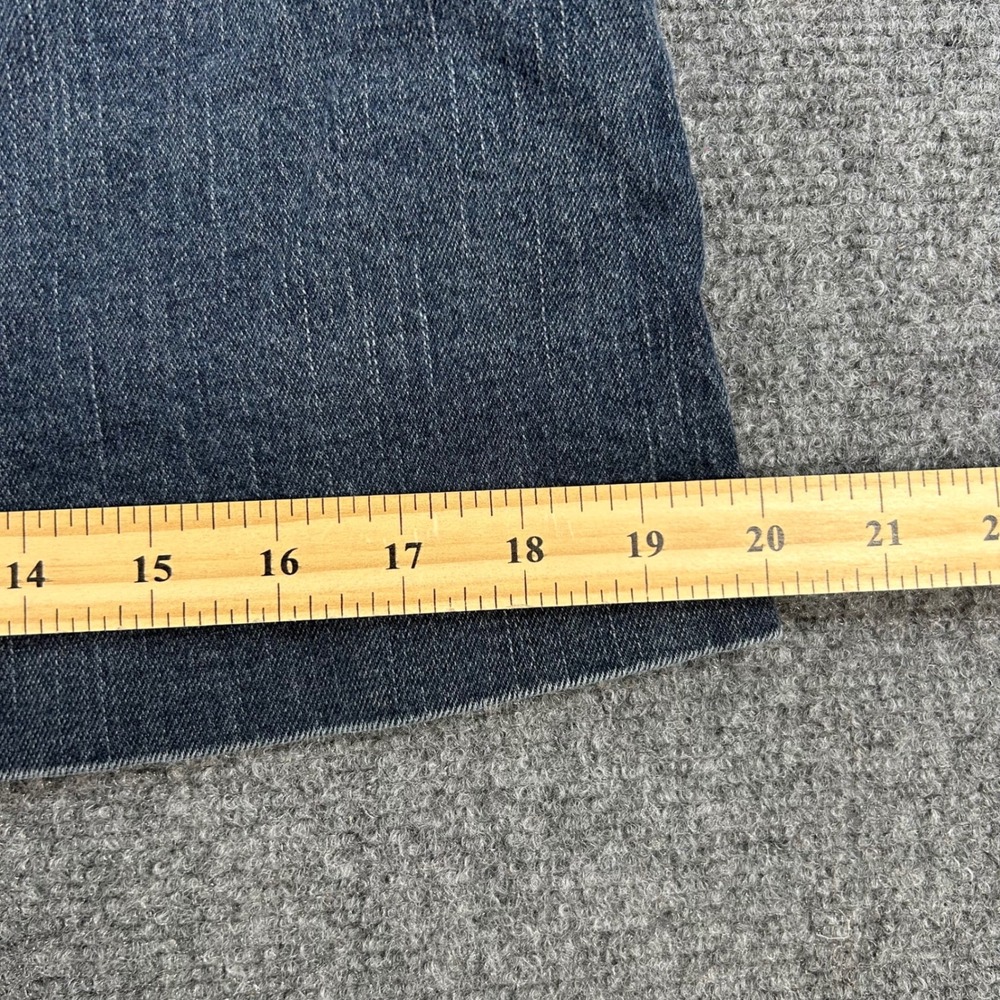 J Crew‎ Stretch Denim Sailor Skirt Button Front A Line Mini Size 6 - Picture 6 of 7